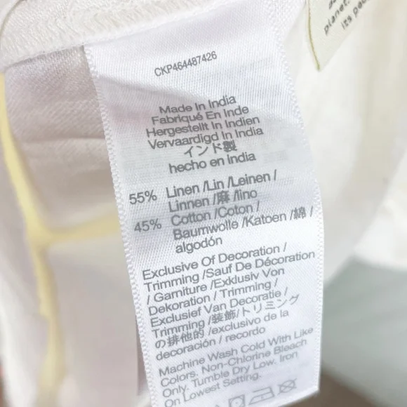 Madewell White Button-Front Mini Dress - Picture 11 of 14